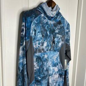 Magellan Fishing Hoodie Long Sleeve UPF Sun Protection Mossy Oak Camo Men's Sz S